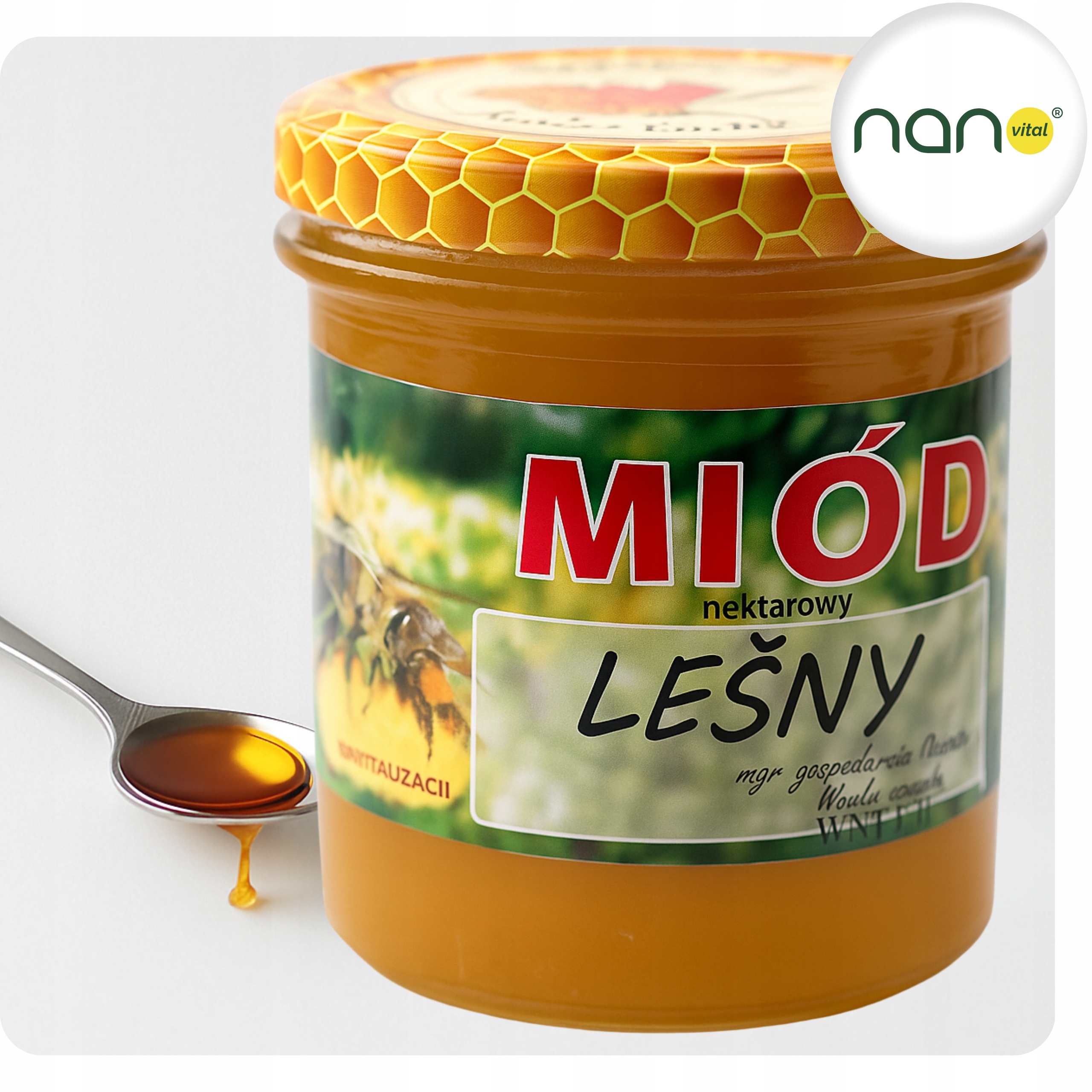 Miód leśny - w słoiku