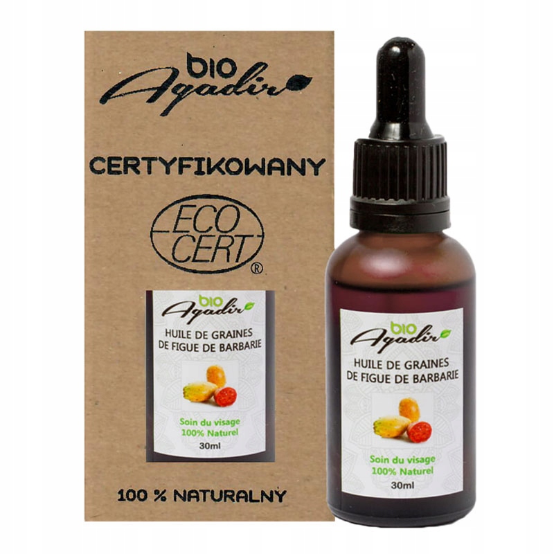 Czysty olej z opuncji figowej Bio Agadir 50 ml