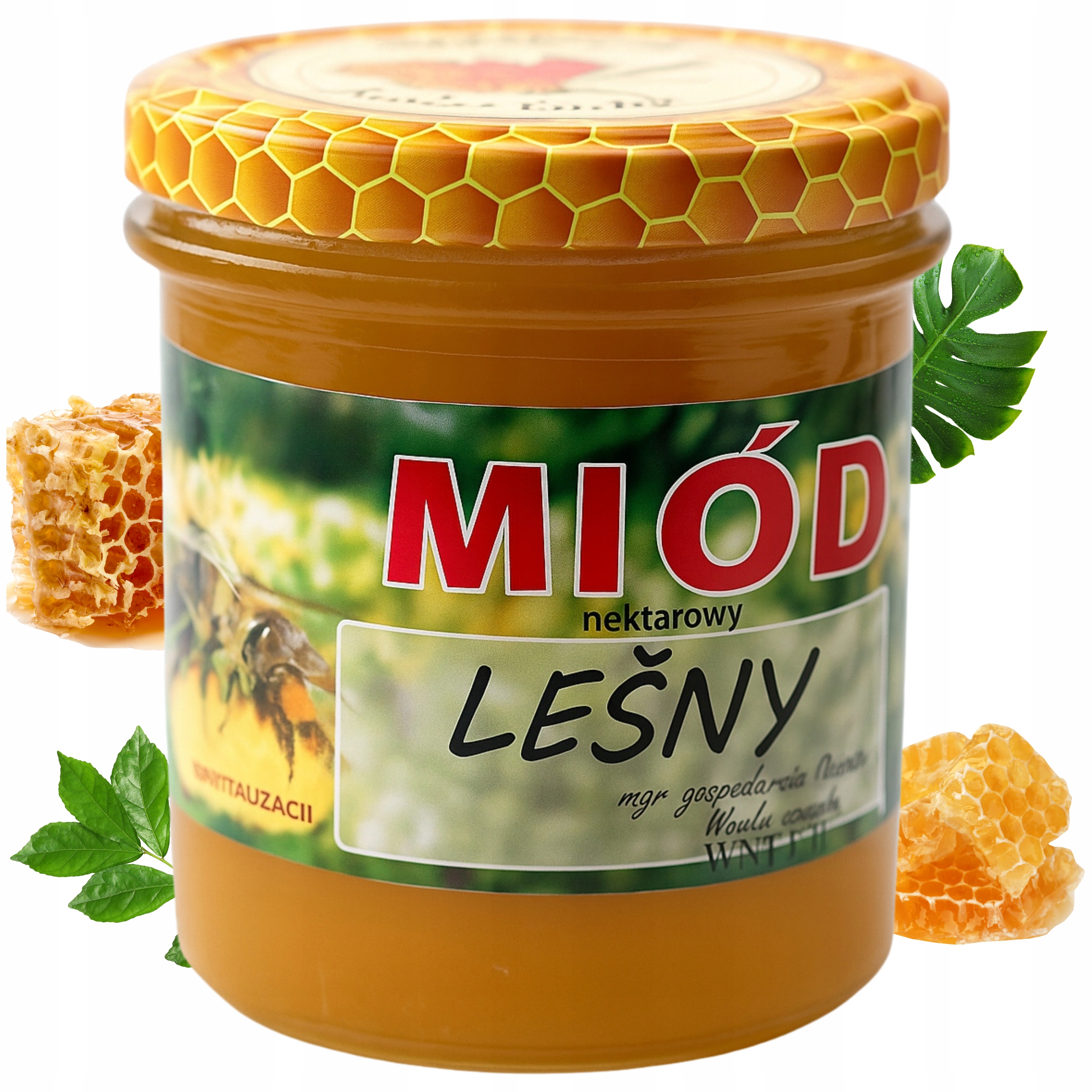 Miód nektarowy LEŚNY Nanovital - opakowanie