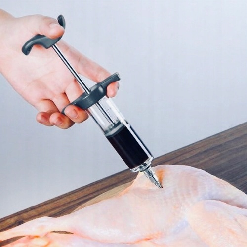 STRZYKAWKA NASTRZYKIWARKA DO MIĘSA SZPRYCA WĘDLIN SZYNKI MIĘS ZESTAW