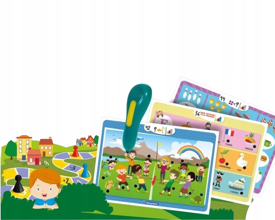 MÓWIĄCE PIÓRO GRA EDUKACYJNA 1000 PYTAŃ ZADANIA