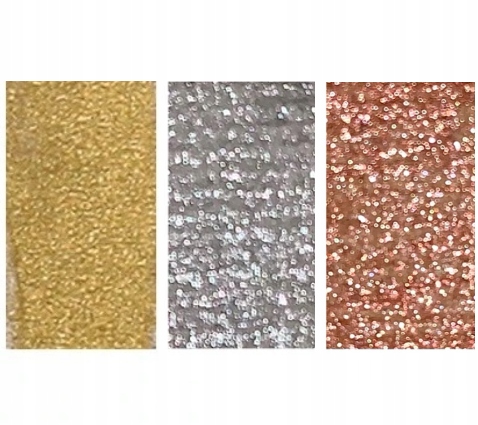 FARBA AKRYLOWA METALICZNA BŁYSZCZĄCA 250 ml x3 szt ZESTAW