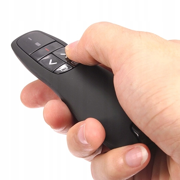 WSKAŹNIK PILOT SLAJDER DO PREZENTACJI PREZENTER LASEROWY CZARNY USB