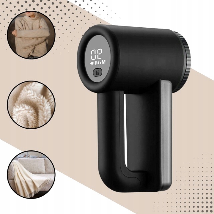 GOLARKA DO UBRAŃ MASZYNKA DO SWETRÓW TKANIN KANAPY 6 WYMIENNYCH NOŻY ZESTAW