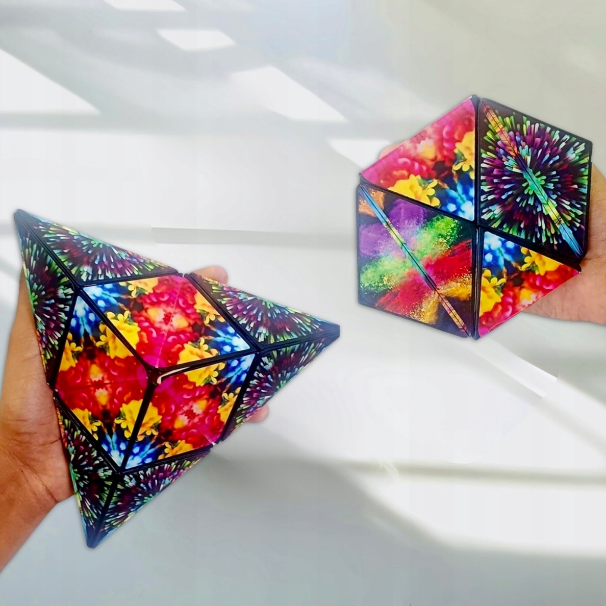 KOSTKA MAGNETYCZNA 3D FIDGET MAGIC CUBE ANTYSTRESOWA ZABAWKA 72 KSZTAŁTY