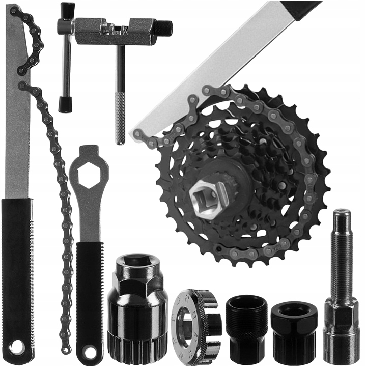 ZESTAW KLUCZY ROWEROWYCH NARZĘDZI DO ROWERU KORBY