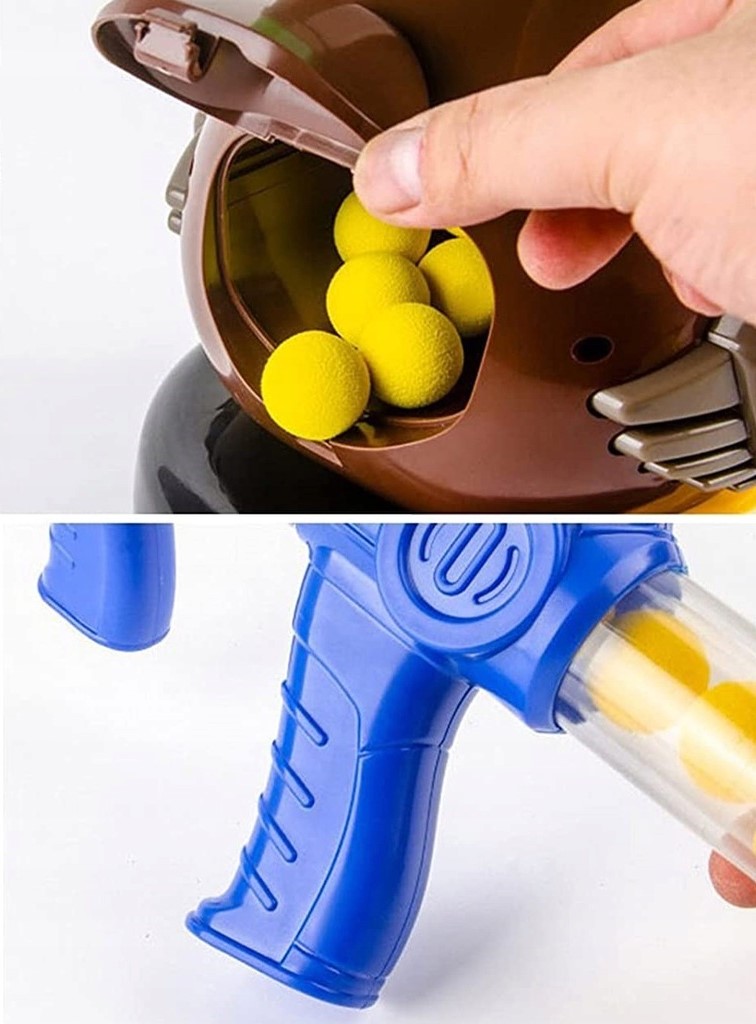 STRZELANIE DO CELU GŁODNA KACZKA PISTOLET + KULKI