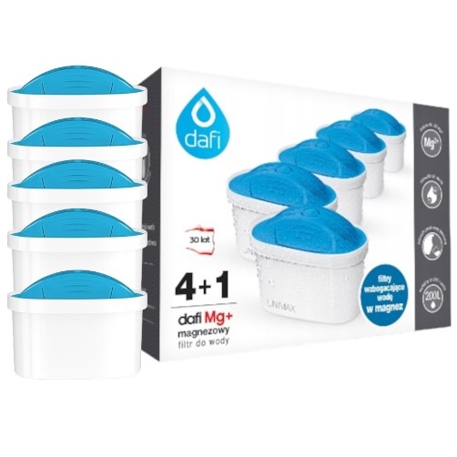 ZESTAW WKŁADÓW Z MAGNEZ Dafi Unimax 5szt MG BRITA