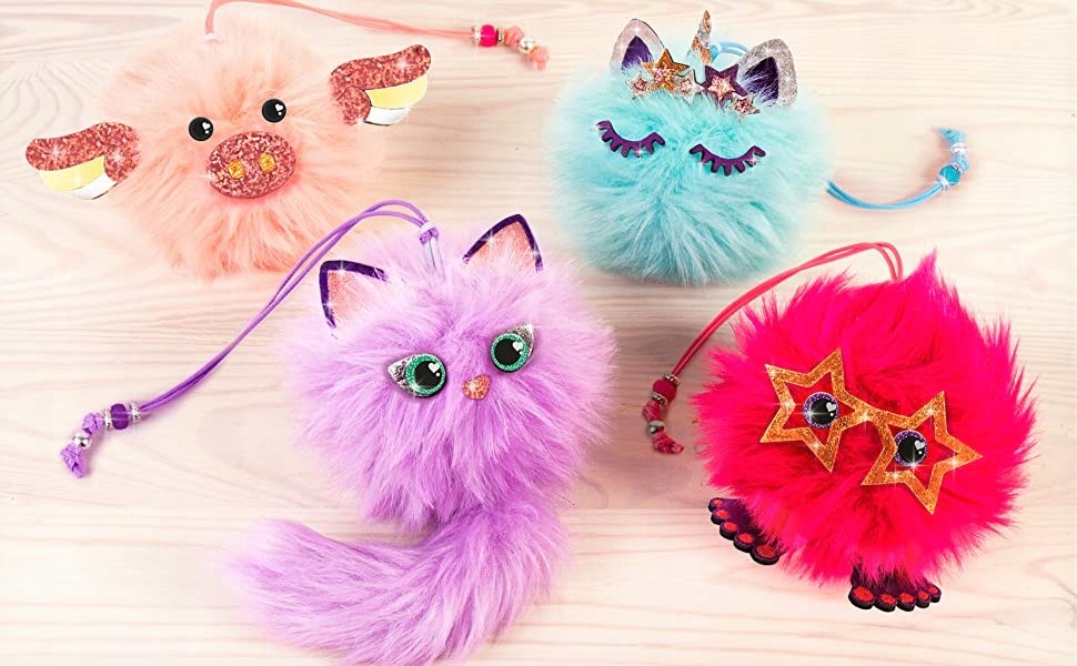 ZESTAW DO TWORZENIA BRELOCZKÓW MASKOTKI PUSZYSTE