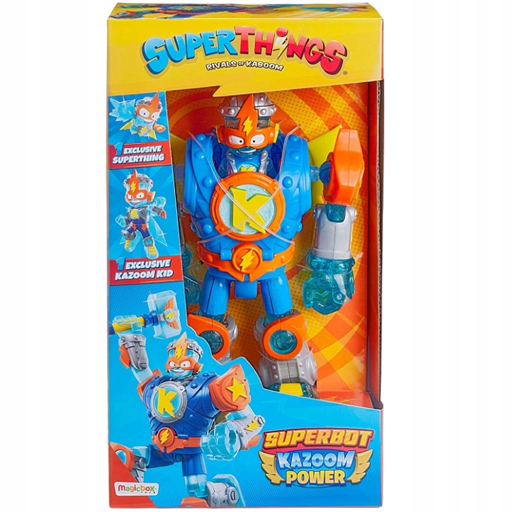 SUPER THINGS ZINGS SUPERBOT KAZOOM POWER ROBOT