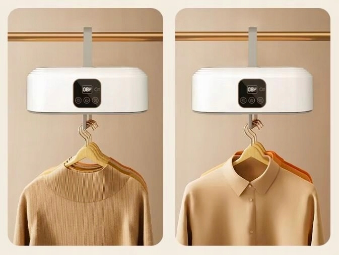 ELEKTRYCZNA SUSZARKA DO UBRAŃ PILOT TIMER KOMPAKTOWA SKŁADANA SZYBKOSCHNĄCA