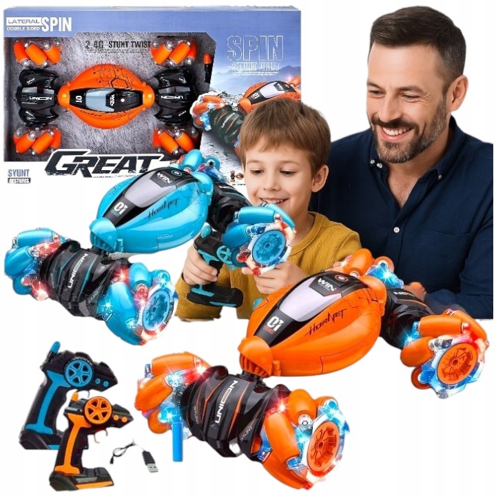 SAMOCHÓD ZDALNIE STEROWANY AUTO RC TWISTER 4X4 DRIFT 360° PILOT NA PREZENT