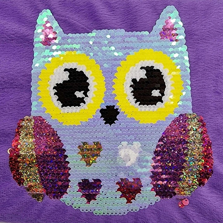 ZESTAW KREATYWNY PODUSZKA PLUSZ DO SZYCIA CEKINY