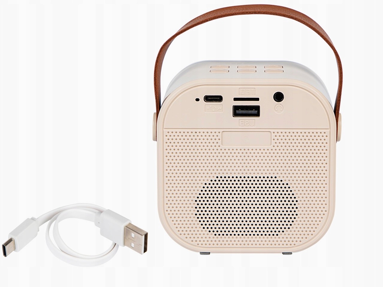 GŁOŚNIK BLUETOOTH KARAOKE RGB + MIKROFON USB SD LED 10W ZESTAW DLA DZIECI