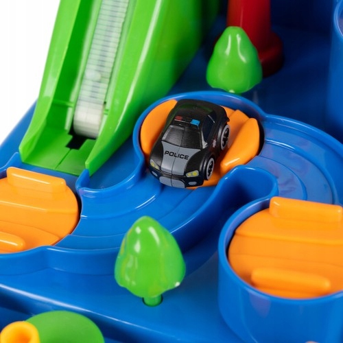 SAMOCHODOWY TOR PRZESZKÓD INTERAKTYWNY ZJAZD DLA AUTEK GRA NA PREZENT +AUTA