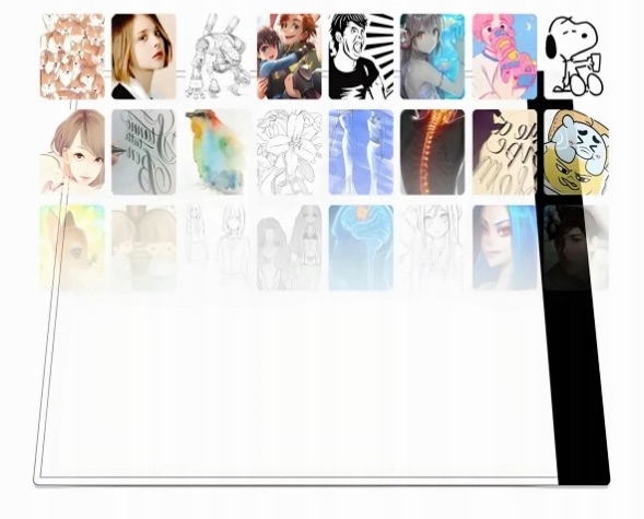 TABLET GRAFICZNY DO RYSOWANIA A3 DESKA KREŚLARSKA XL TABLICA LED +AKCESORIA