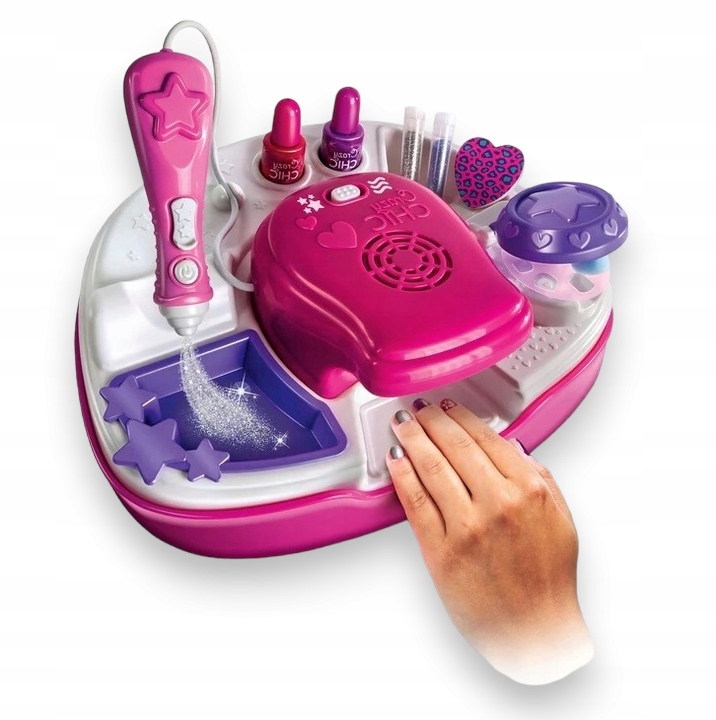 ZESTAW STUDIO PAZNOKCI DLA DZIEWCZYNKI CRAZY CHIC