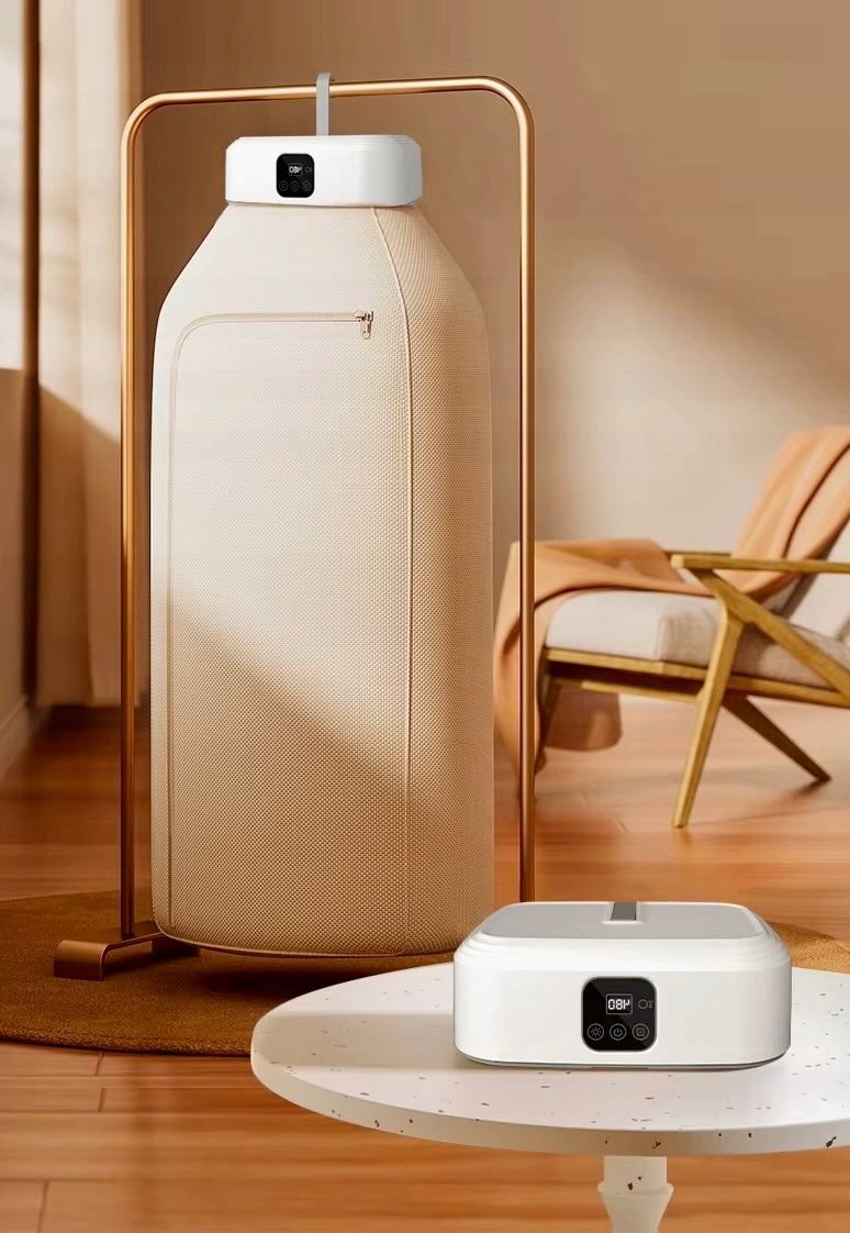 ELEKTRYCZNA SUSZARKA DO UBRAŃ PILOT TIMER KOMPAKTOWA SKŁADANA SZYBKOSCHNĄCA