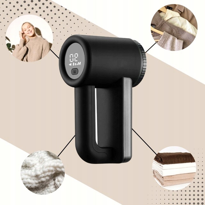 GOLARKA DO UBRAŃ MASZYNKA DO SWETRÓW TKANIN KANAPY 6 WYMIENNYCH NOŻY ZESTAW