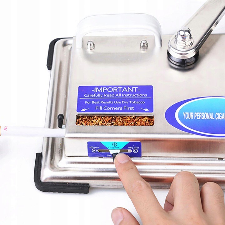 NABIJARKA DO PAPIEROSÓW TYTONIU MASZYNKA TŁOKOWA