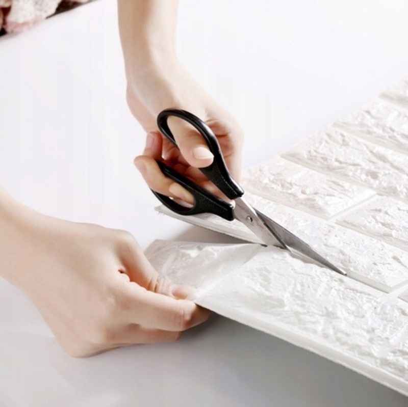 PANELE ŚCIENNE DO KUCHNI CEGŁA SAMOPRZYLEPNA ZESTAW 10 SZTUK ŁATWY MONTAŻ