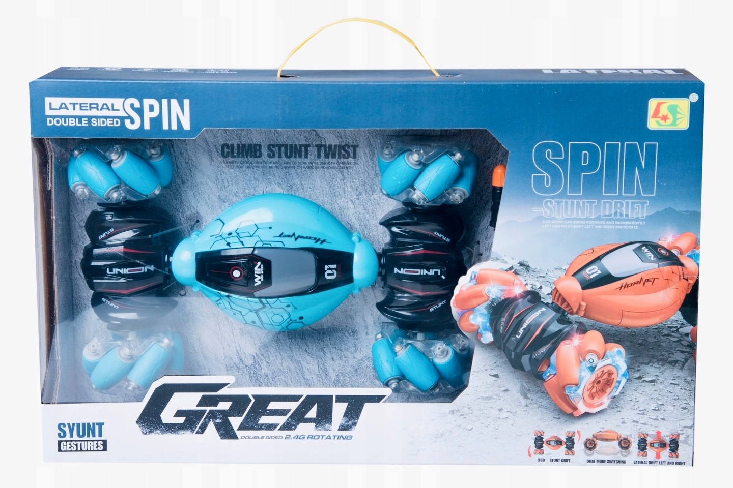 SAMOCHÓD ZDALNIE STEROWANY AUTO RC TWISTER 4X4 DRIFT 360° PILOT NA PREZENT