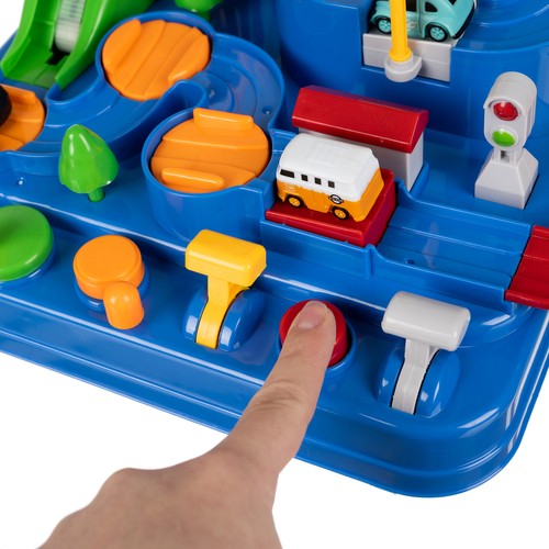 SAMOCHODOWY TOR PRZESZKÓD INTERAKTYWNY ZJAZD DLA AUTEK GRA NA PREZENT +AUTA