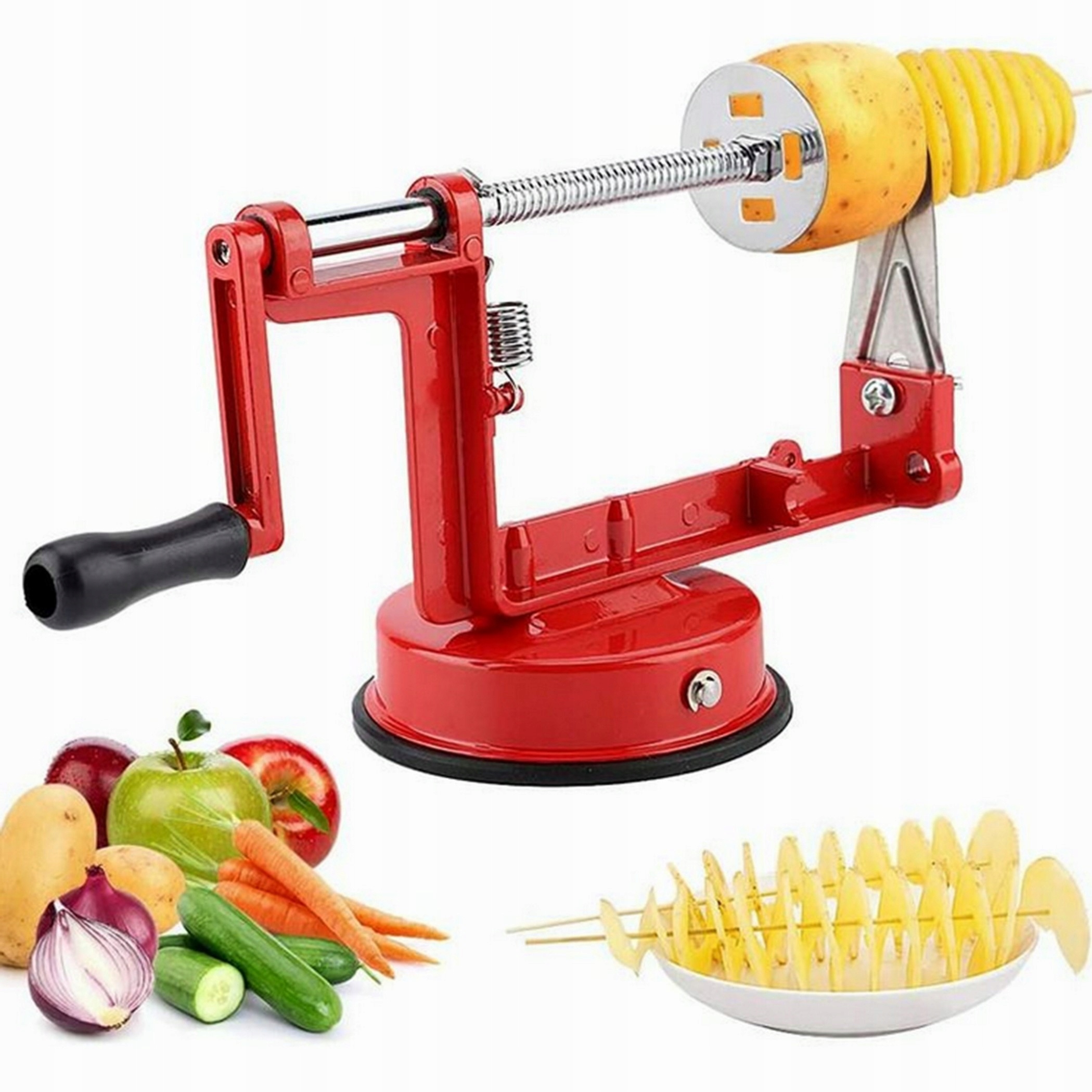 MASZYNKA DO CHIPSÓW ZIEMNIAKÓW ZAKRĘCONA FRYTKA