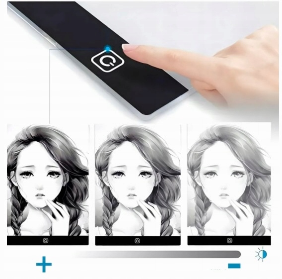 TABLET GRAFICZNY DO RYSOWANIA A3 DESKA KREŚLARSKA XL TABLICA LED +AKCESORIA