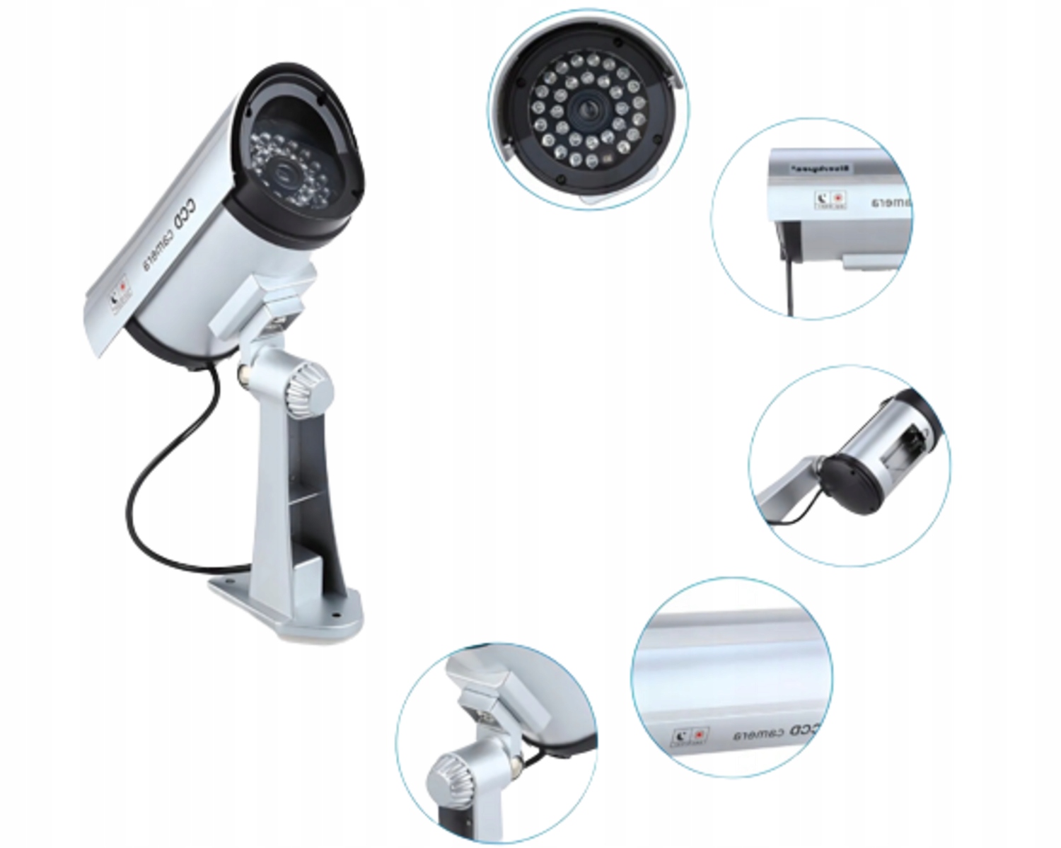 KAMERA ATRAPA IR LED KAMERY ZEWNĘTRZNA MONITORING