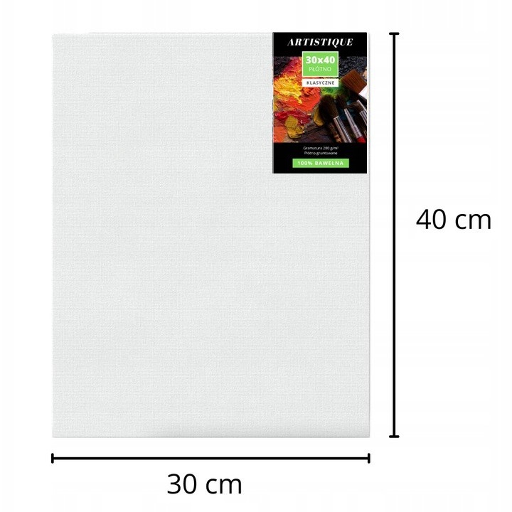 PŁÓTNO DO MALOWANIA PODOBRAZIE 30x40 cm ZESTAW x6