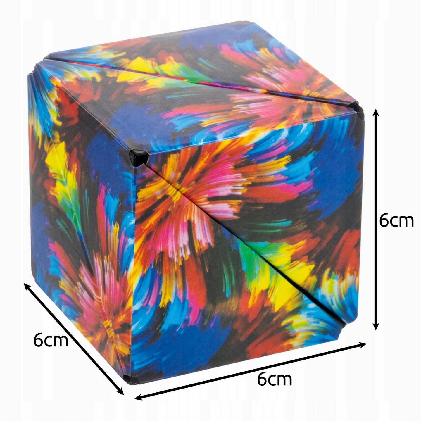 KOSTKA MAGNETYCZNA 3D FIDGET MAGIC CUBE ANTYSTRESOWA ZABAWKA 72 KSZTAŁTY