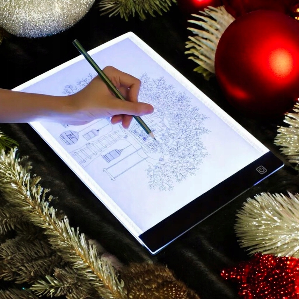 TABLET GRAFICZNY DO RYSOWANIA A3 DESKA KREŚLARSKA XL TABLICA LED +AKCESORIA