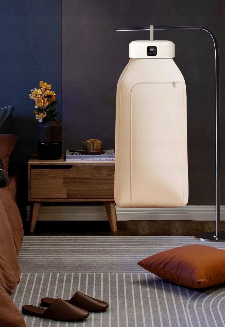 ELEKTRYCZNA SUSZARKA DO UBRAŃ PILOT TIMER KOMPAKTOWA SKŁADANA SZYBKOSCHNĄCA