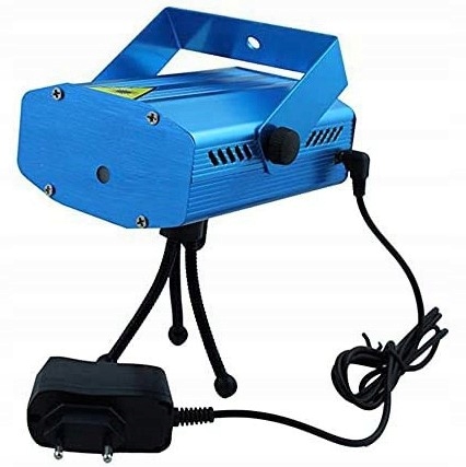 PROJEKTOR LASEROWY 3D LASER DISCO CZUJNIK DŹWIĘKU