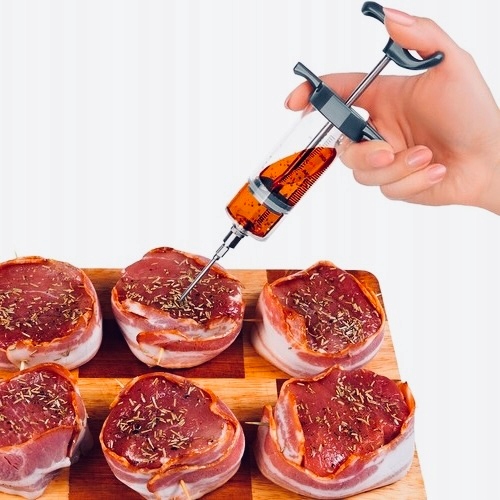 STRZYKAWKA NASTRZYKIWARKA DO MIĘSA SZPRYCA WĘDLIN SZYNKI MIĘS ZESTAW