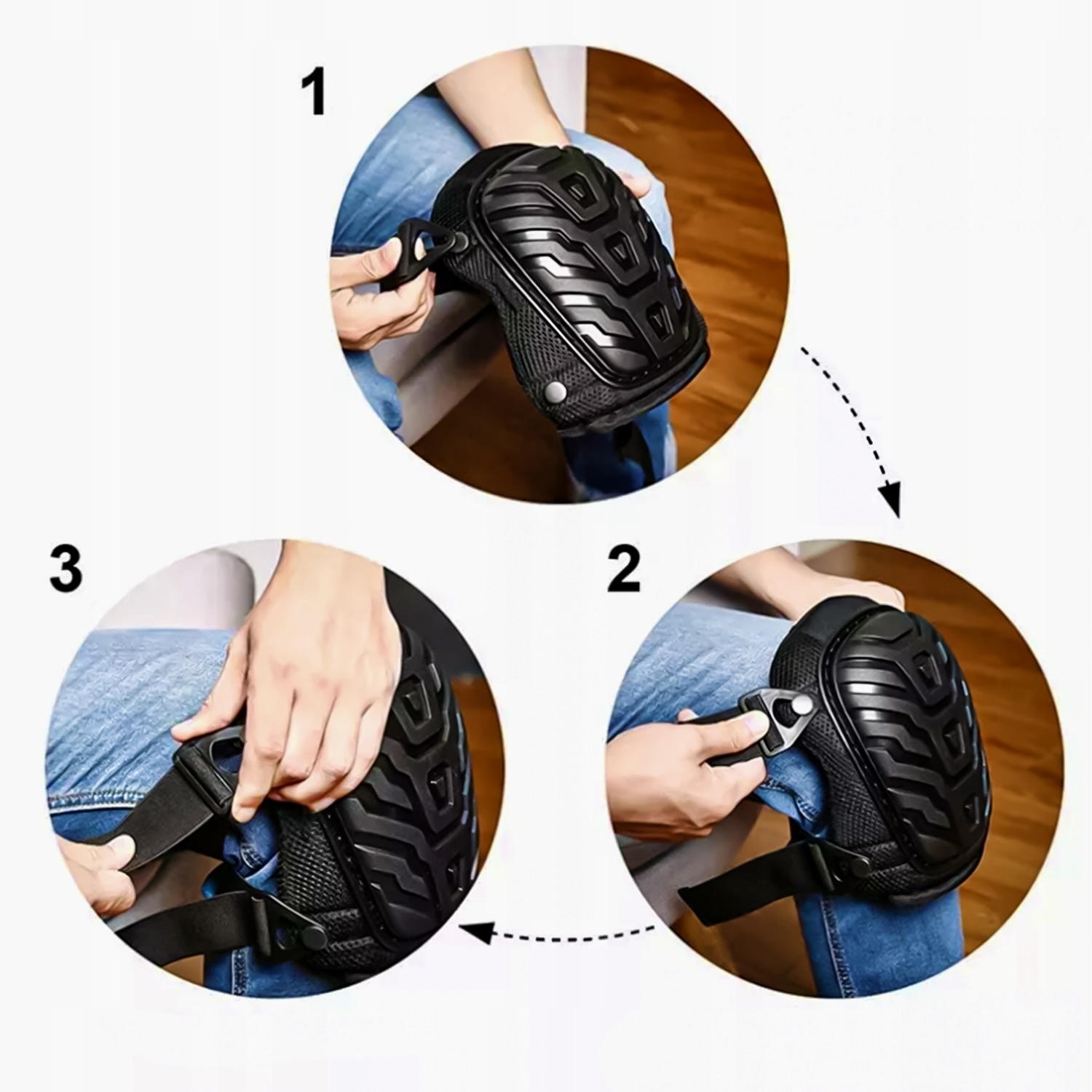 NAKOLANNIKI ŻELOWE OCHRANIACZE BUDOWLANE NA KOLANA ANTYPOŚLIZGOWE PODUSZKI