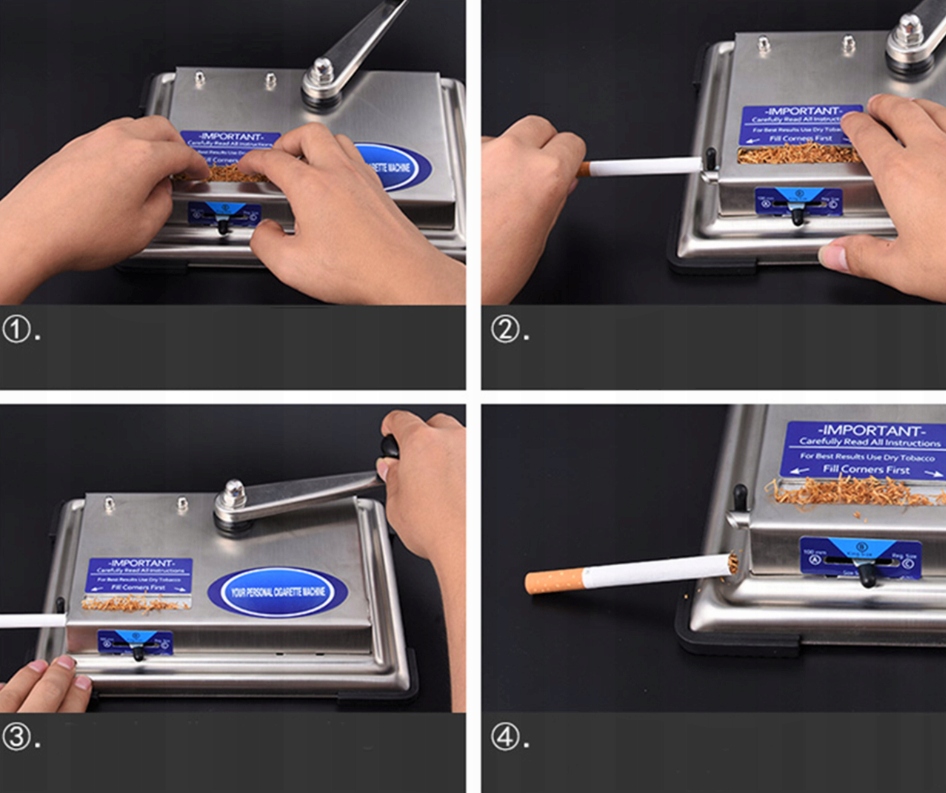 NABIJARKA DO PAPIEROSÓW TYTONIU MASZYNKA TŁOKOWA