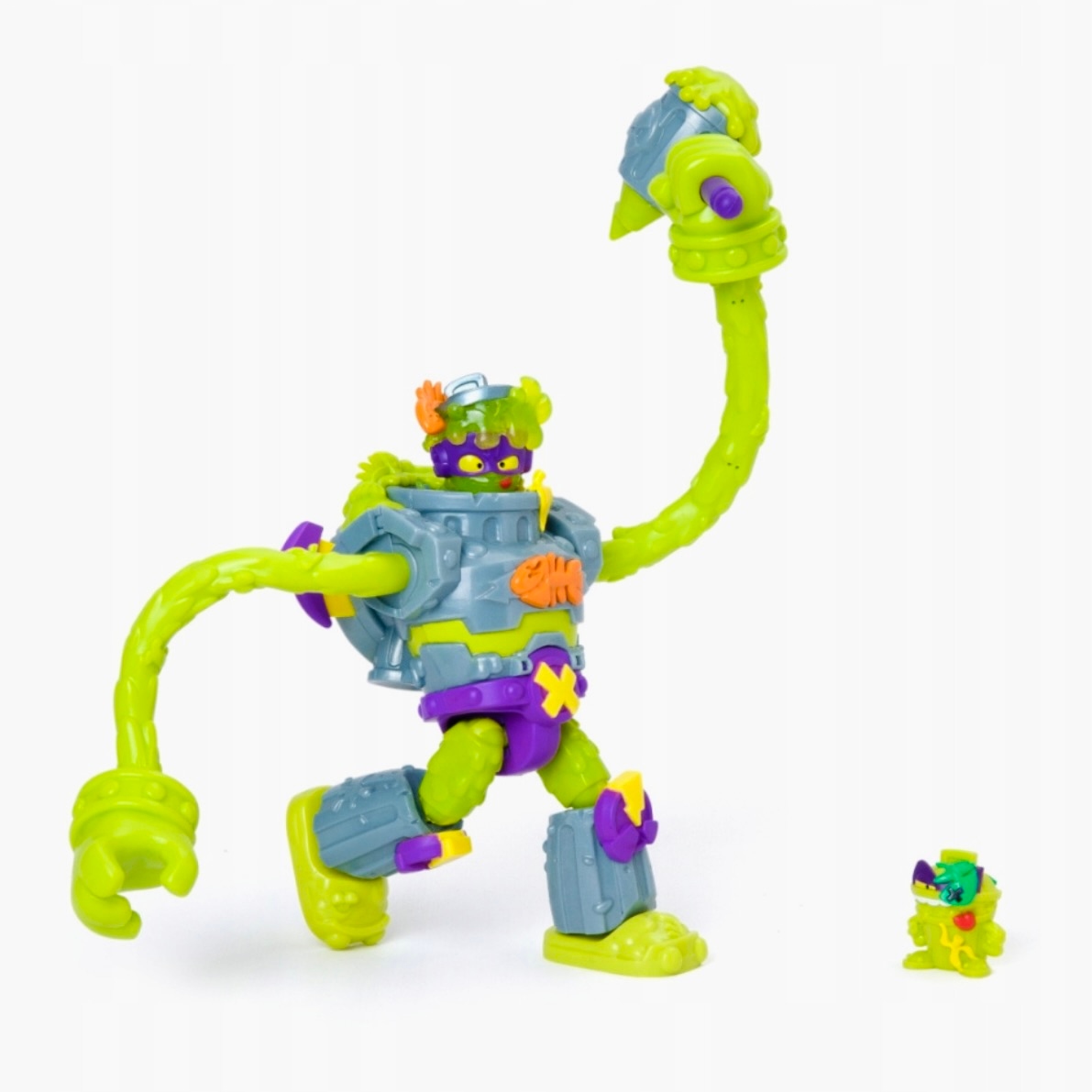 SUPERTHINGS ZINGS SUPER THINGS SUPERBOT TRASHER POWER FLEXIBLE ROBOT