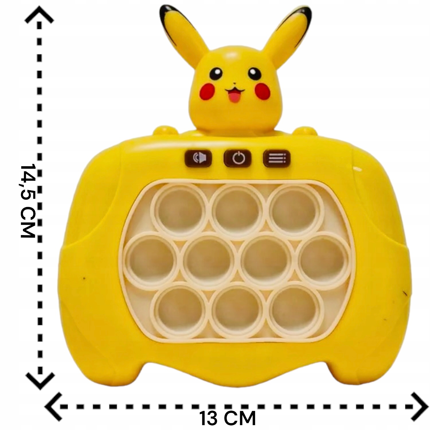 KONSOLA POP IT POKEMON PIKACHU GRA ELEKTRONICZNA ZRĘCZNOŚCIOWA SENSOR