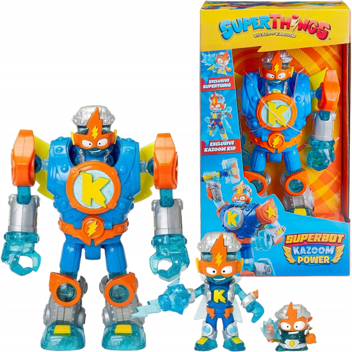 SUPER THINGS ZINGS SUPERBOT KAZOOM POWER ROBOT