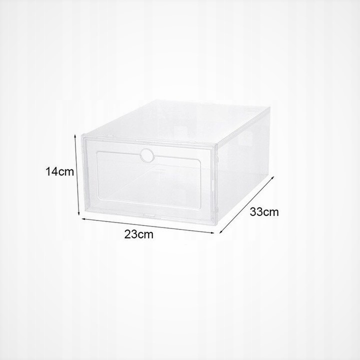 6x PUDEŁKO POJEMNIK NA BUTY OBUWIE ORGANIZER KLAPA SZAFKA MODUŁOWA REGAŁ