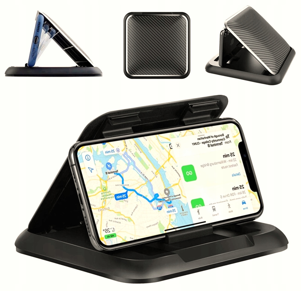 UCHWYT SAMOCHODOWY NA TELEFON SMARTFON MOCOWANIE NA KOKPIT DO AUTA