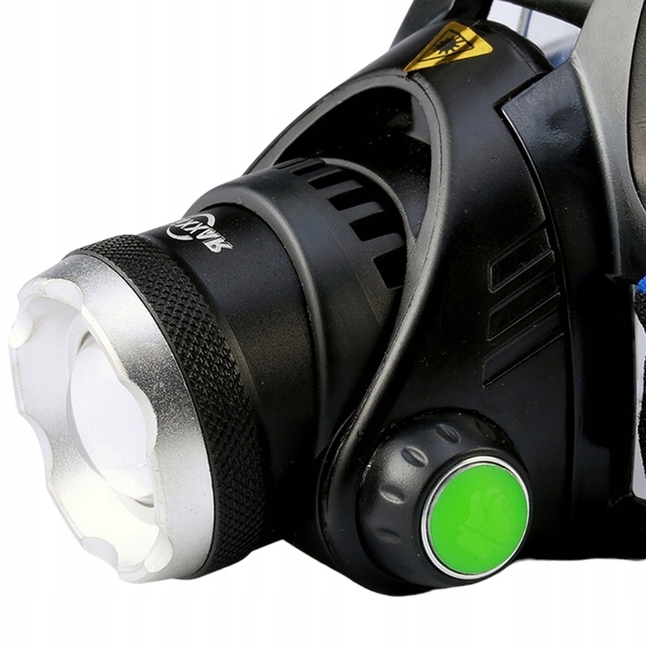 LATARKA CZOŁOWA CZOŁÓWKA LAMPKA LED Zoom 3 TRYBY