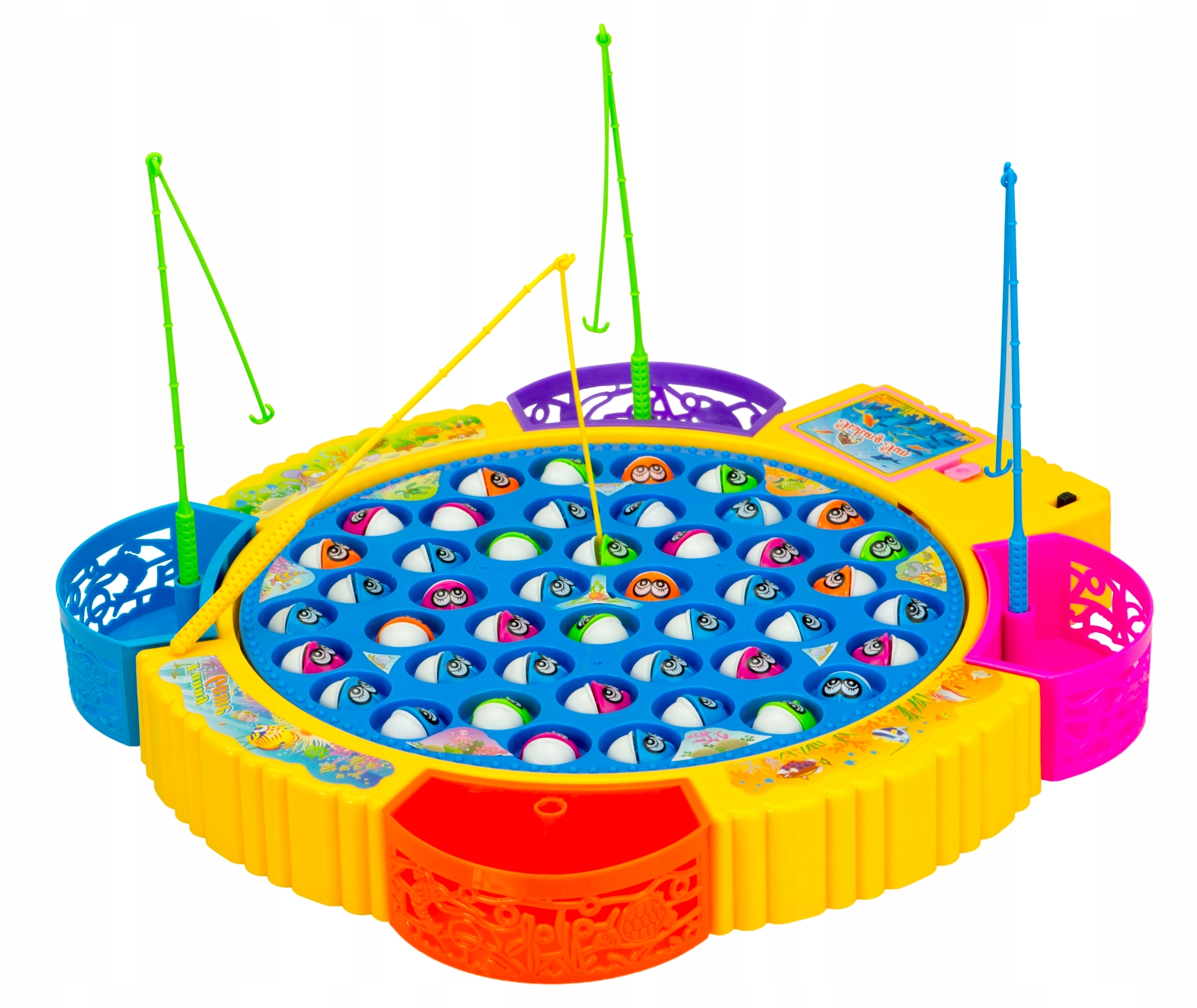 GRA ŁOWIENIE RYBEK ZRĘCZNOŚCIOWA RODZINNA 45 RYBKI WĘDKI