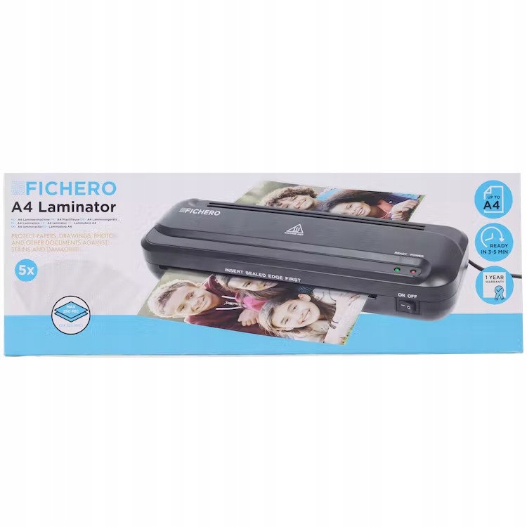 LAMINATOR ZGRZEWARKA LAMINARKA A4 A5+ FOLIA GRATIS