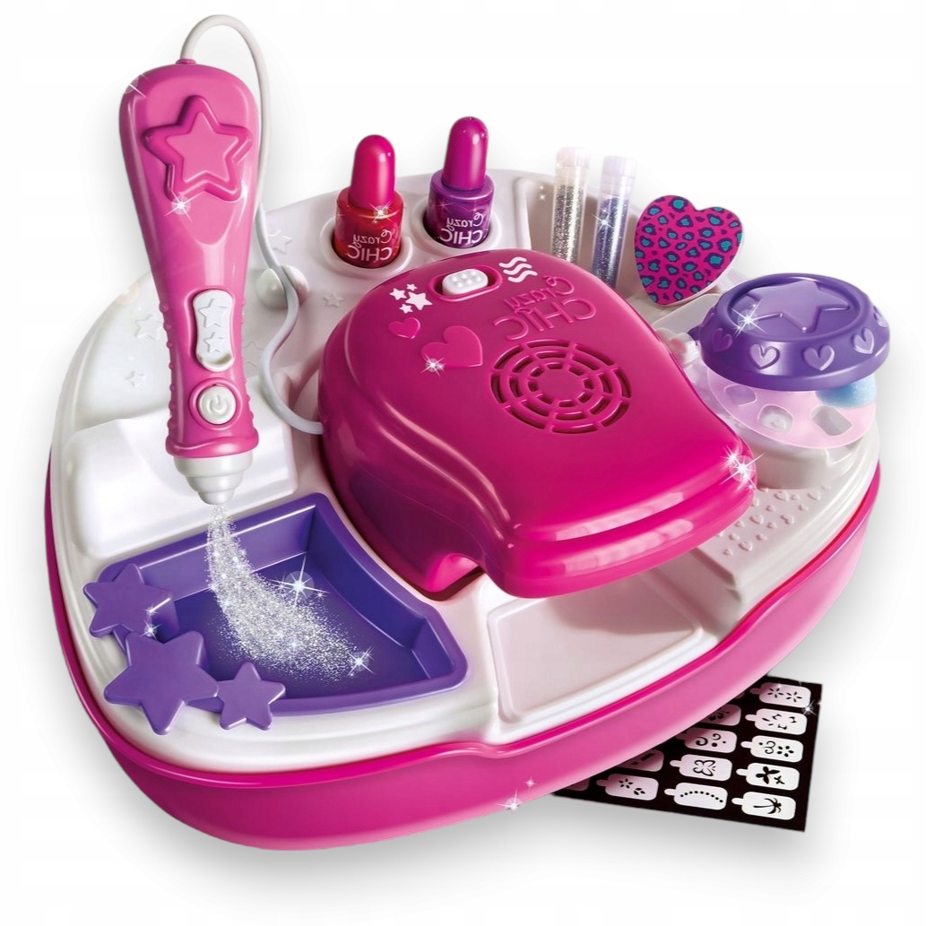 ZESTAW STUDIO PAZNOKCI DLA DZIEWCZYNKI CRAZY CHIC