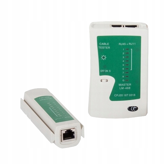 TESTER DO KABLI SIECIOWYCH SIECIOWY RJ45 RJ11 ETUI