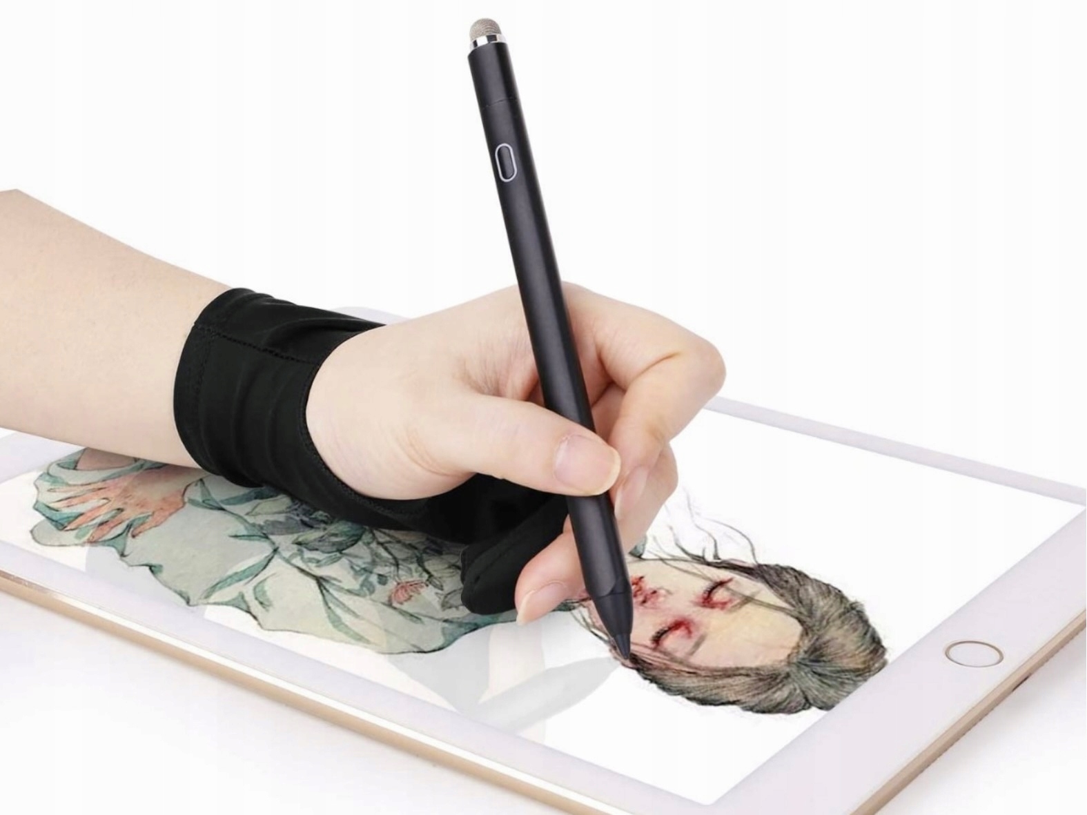 TABLET GRAFICZNY DO RYSOWANIA TABLICA LED DESKA KREŚLARSKA A4 + AKCESORIA