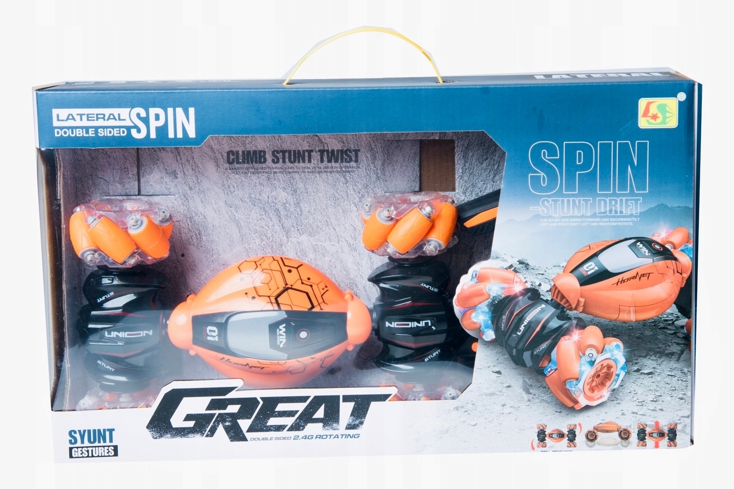 SAMOCHÓD ZDALNIE STEROWANY AUTO RC TWISTER 4X4 DRIFT 360° PILOT NA PREZENT